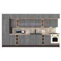 Bucatarie BIGMAR 390 B Wenge / Decor K352